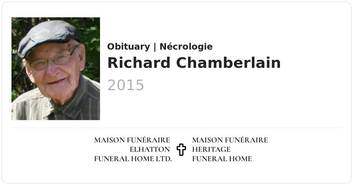 Richard Chamberlain Obituaries Elhatton S Funeral Home Ltd   Template 268920190729 7556 1vaim5h 